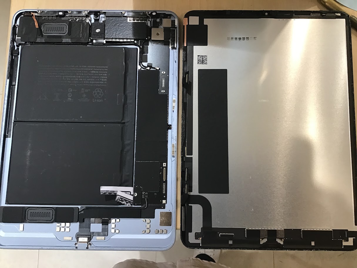 iPadAir4のバッテリー交換ならデータそのまま修理可能なスマホ修理工房西八王子店へ！